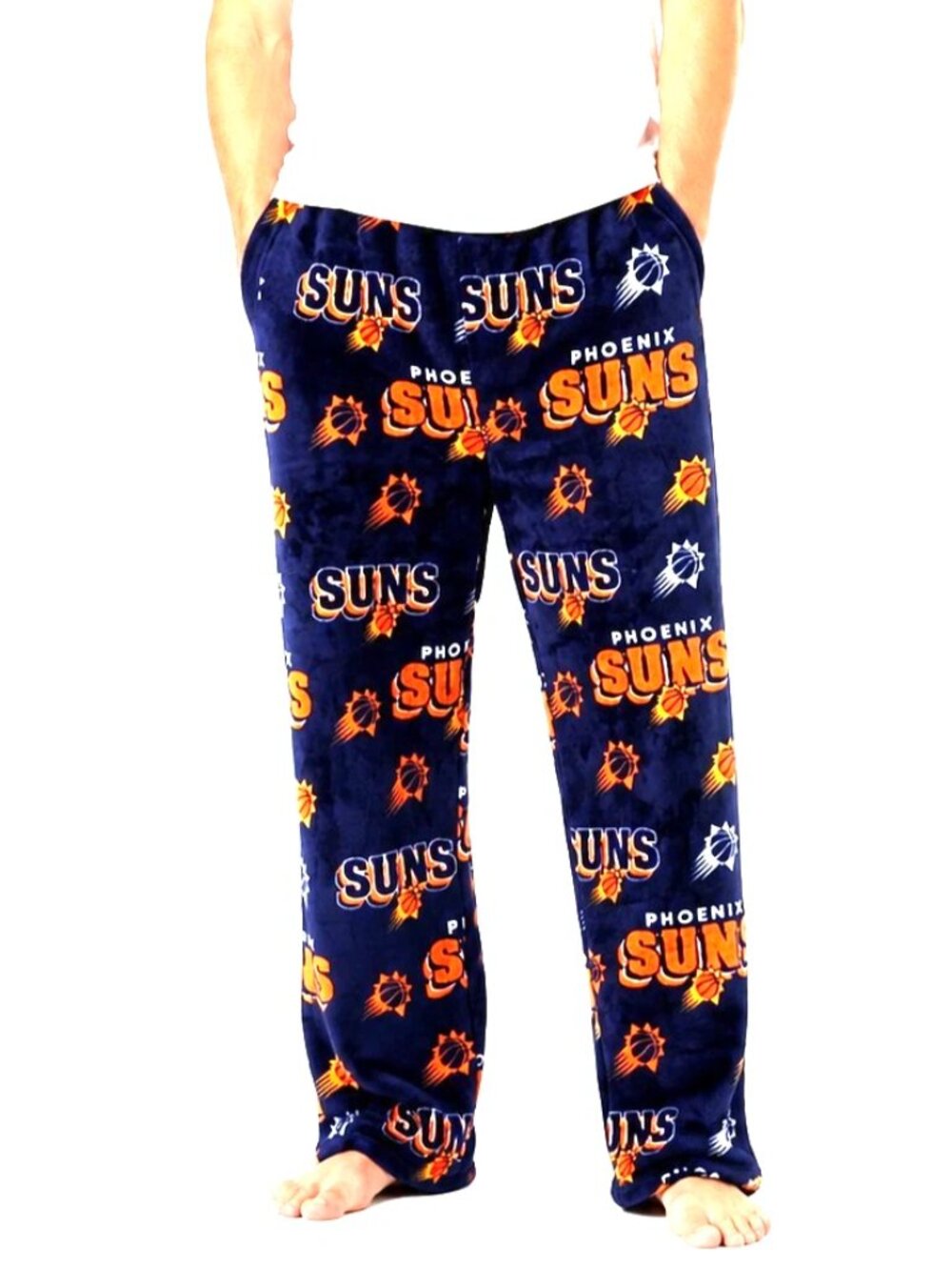 Phoenix Suns Pants Size XXL Purple Fleece Sleepwear Drawstring Slash Pockets New